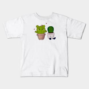 cute cactus plant Kids T-Shirt